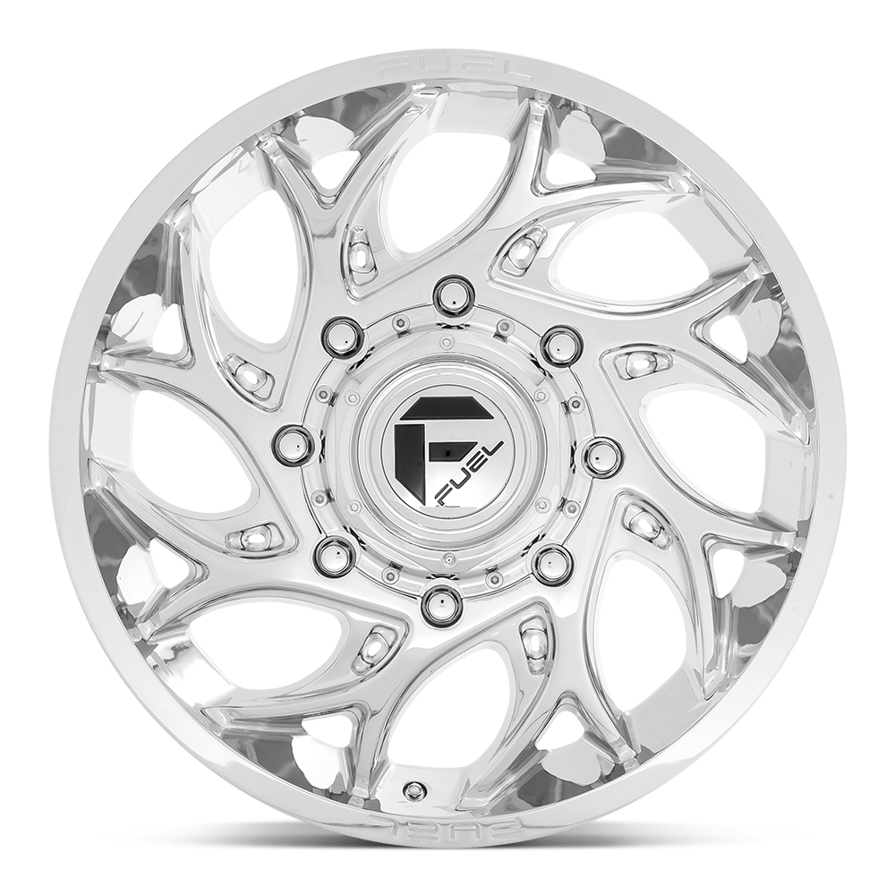 Fuel Wheels D740 Runner Dually 22x8.25 Chrome 105mm ET 154.3mm CB 8x210