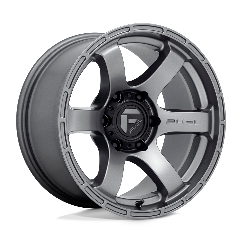 Fuel Wheels D767 Rush 17x9 Matte Gun Metal -12mm ET 106.1mm CB 6x139.7