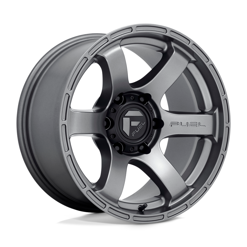 Fuel Wheels D767 Rush 17x9 Matte Gun Metal -12mm ET 106.1mm CB 6x139.7