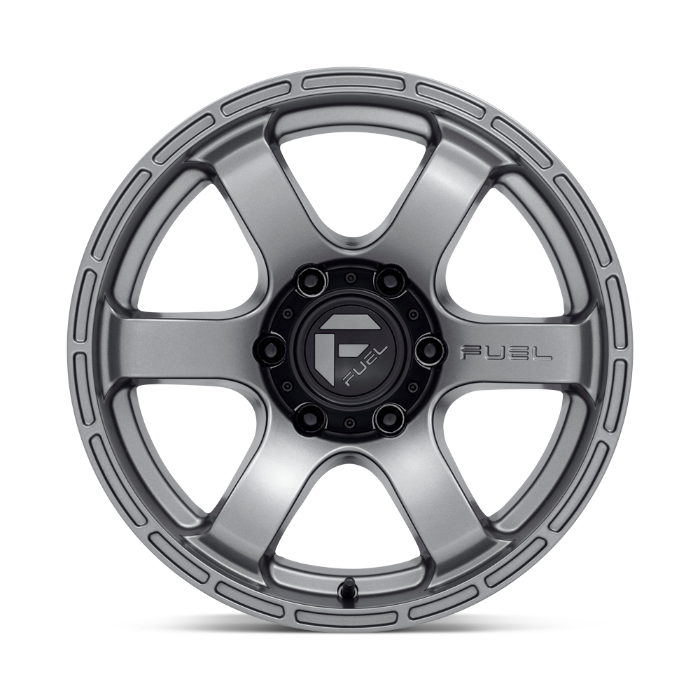 Fuel Wheels D767 Rush 17x9 Matte Gun Metal -12mm ET 106.1mm CB 6x139.7