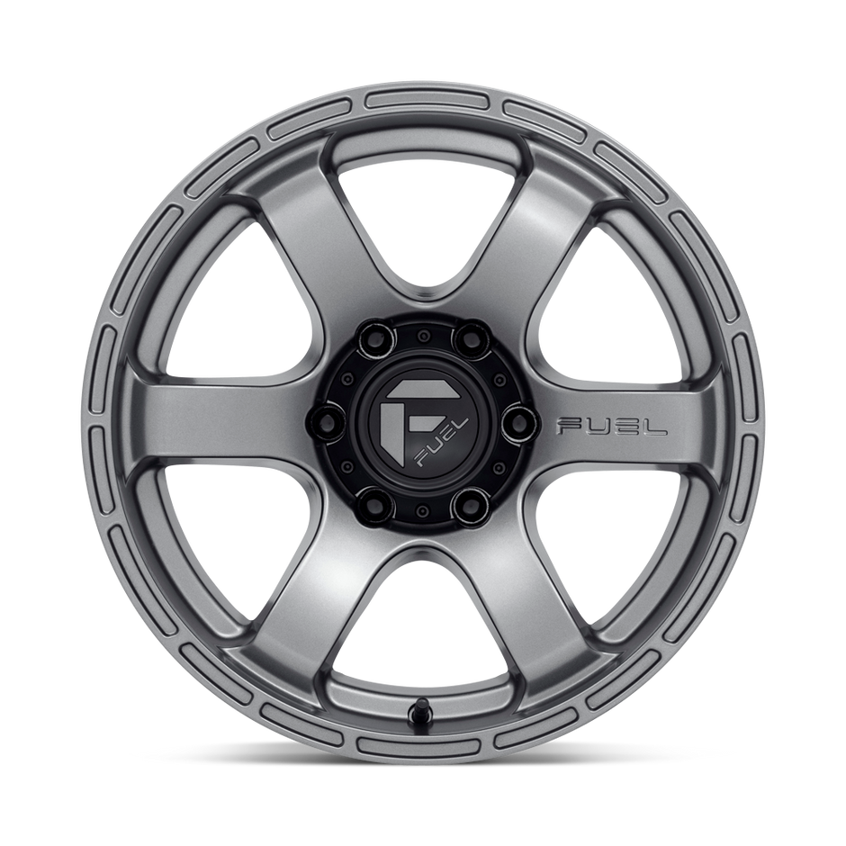 Fuel Wheels D767 Rush 17x9 Matte Gun Metal -12mm ET 106.1mm CB 6x139.7