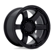 Fuel Wheels D766 Rush 17x9 Satin Black -12mm ET 106.1mm CB 6x139.7