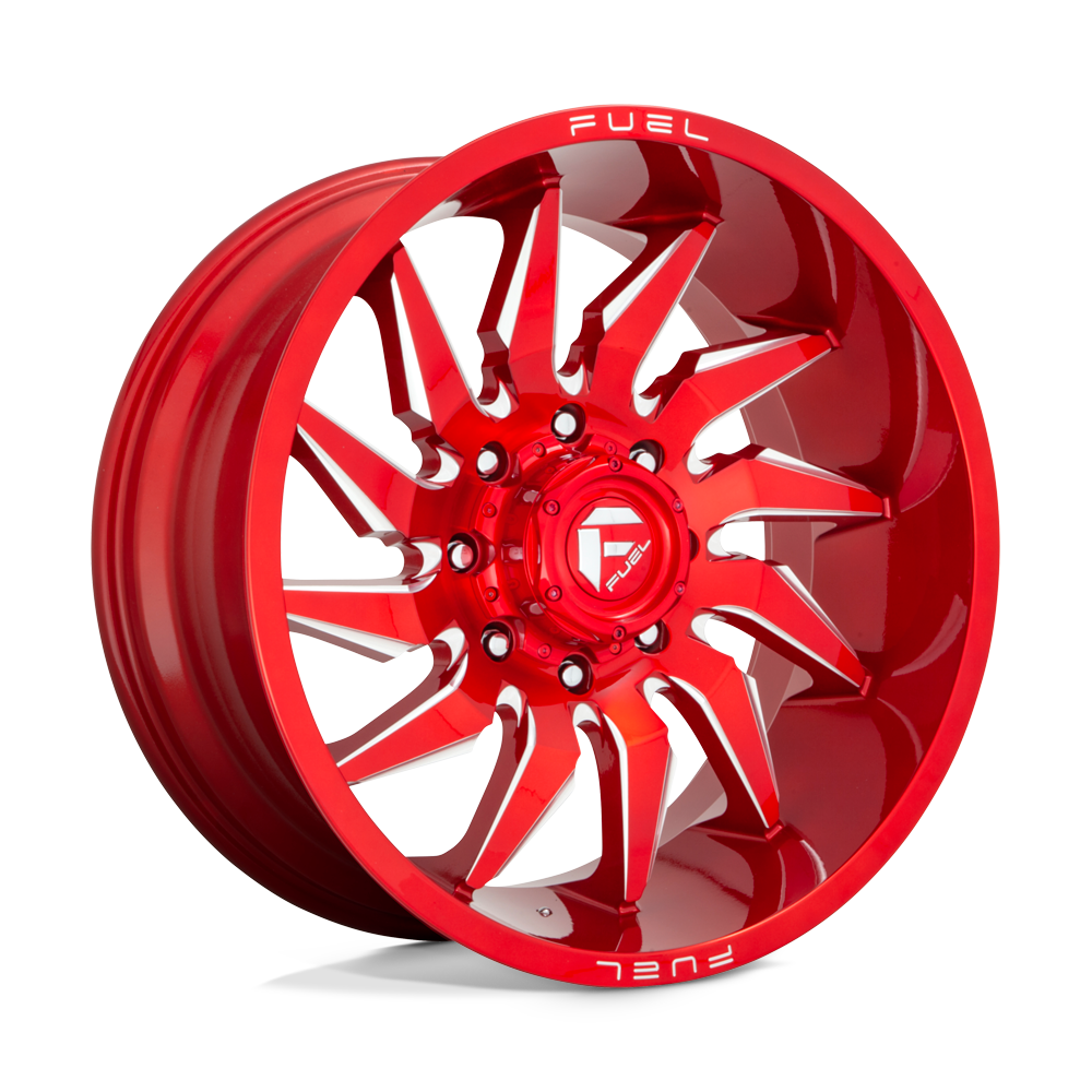 Fuel Wheels D745 Saber 20x10 Candy Red Milled -18mm ET 125.1mm CB 8x170