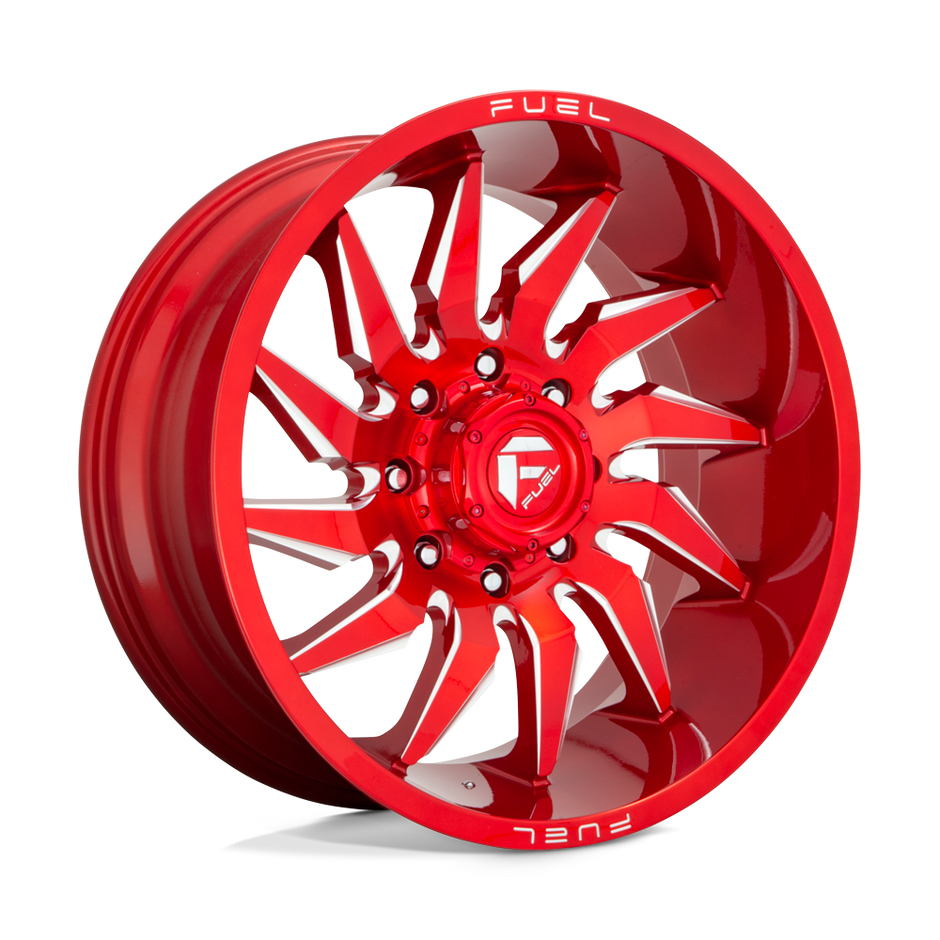 Fuel Wheels D745 Saber 20x10 Candy Red Milled -18mm ET 125.1mm CB 8x170