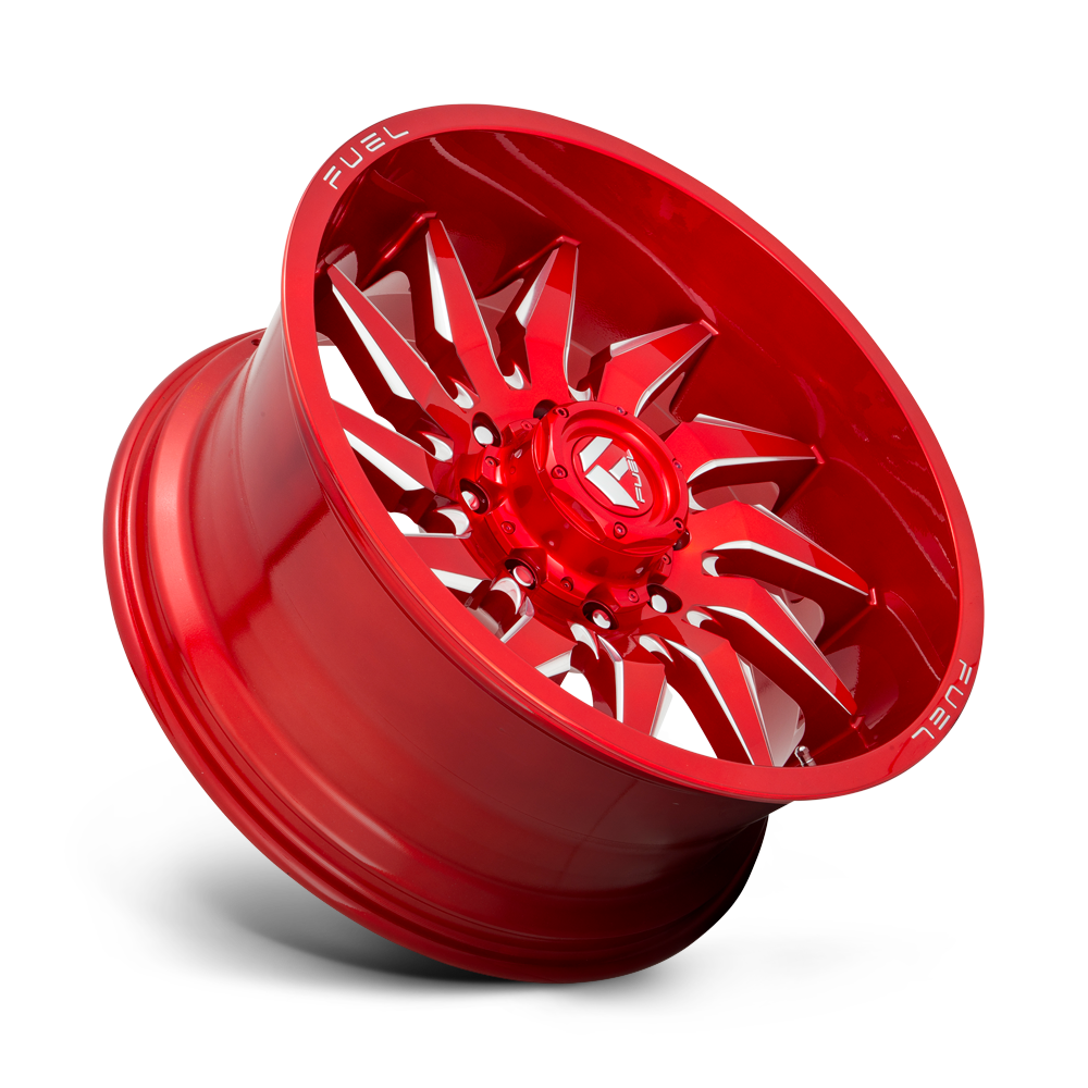 Fuel Wheels D745 Saber 20x10 Candy Red Milled -18mm ET 125.1mm CB 8x170