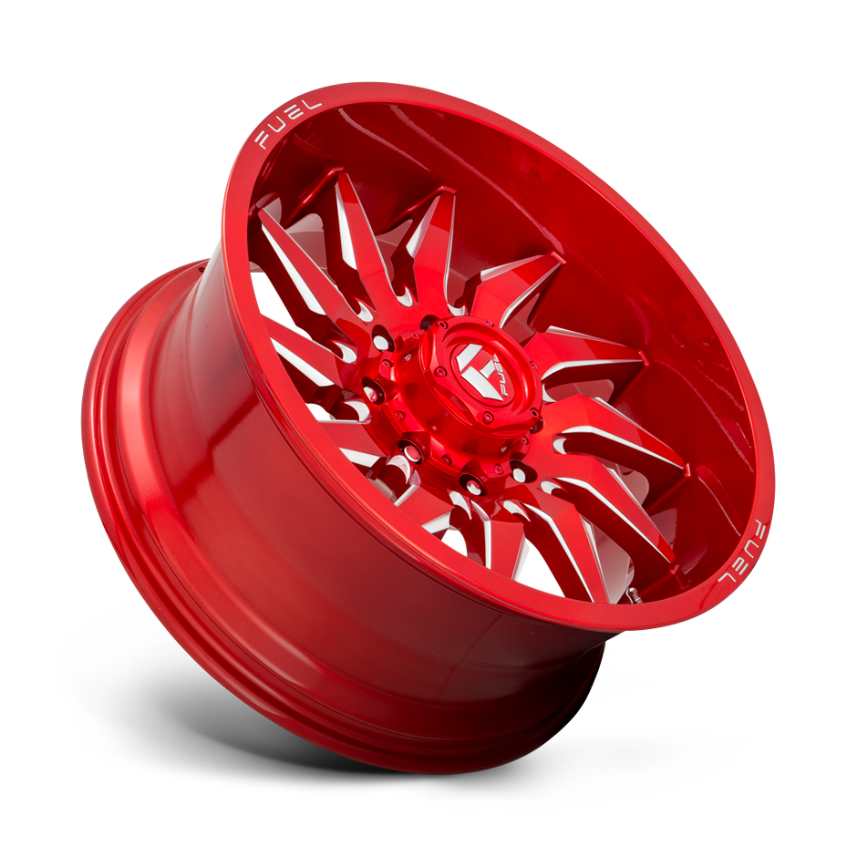 Fuel Wheels D745 Saber 20x10 Candy Red Milled -18mm ET 125.1mm CB 8x170