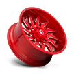 Fuel Wheels D745 Saber 20x10 Candy Red Milled -18mm ET 125.1mm CB 8x170