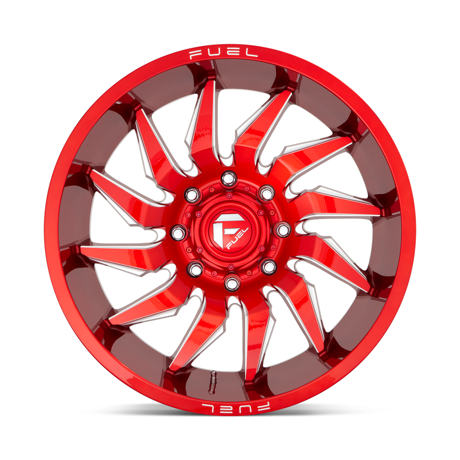 Fuel Wheels D745 Saber 20x10 Candy Red Milled -18mm ET 125.1mm CB 8x170