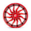 Fuel Wheels D745 Saber 20x10 Candy Red Milled -18mm ET 125.1mm CB 8x170