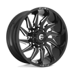 Fuel Wheels D744 Saber 20x10 Gloss Black Milled -18mm ET 110.1mm CB 5x150