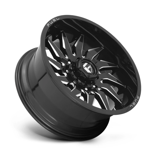 Fuel Wheels D744 Saber 20x10 Gloss Black Milled -18mm ET 110.1mm CB 5x150