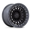 Black Rhino Hard Alloys BR014 Sahara 17x9 Matte Black w/Gunmetal Lip 0mm ET 71.5mm CB 5x127