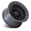 Black Rhino Hard Alloys BR014 Sahara 17x9 Matte Black w/Gunmetal Lip 0mm ET 71.5mm CB 5x127