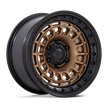 Black Rhino Hard Alloys BR014 Sahara 17x9 Matte Bronze w/Gloss Black Lip 0mm ET 71.5mm CB 5x127
