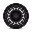Black Rhino Hard Alloys BR014 Sahara 17x9 Matte Black w/Gloss Black Lip 0mm ET 71.5mm CB 5x127