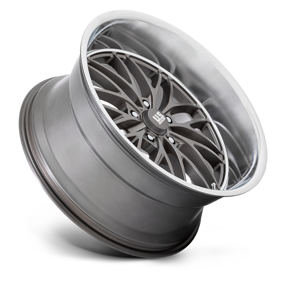 U.S. Mags U139 Santa Cruz 20x10 Anthracite w/Diamond Cut Lip 6mm ET 72.56mm CB 5x120.65