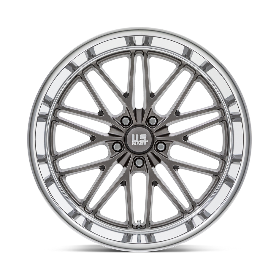 U.S. Mags U139 Santa Cruz 20x10 Anthracite w/Diamond Cut Lip 6mm ET 72.56mm CB 5x120.65