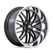 U.S. Mags U138 Santa Cruz 20x10 Gloss Black w/Diamond Cut Lip 6mm ET 72.56mm CB 5x120.65
