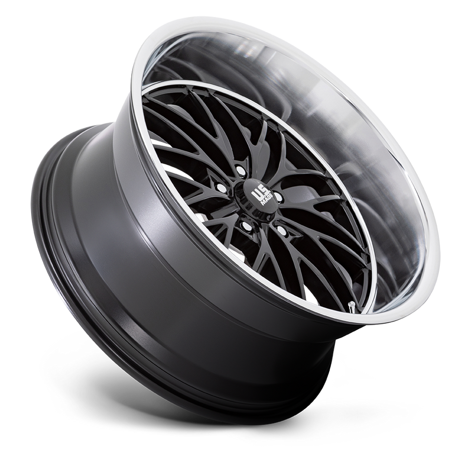 U.S. Mags U138 Santa Cruz 20x10 Gloss Black w/Diamond Cut Lip 6mm ET 72.56mm CB 5x120.65