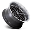 U.S. Mags U138 Santa Cruz 20x10 Gloss Black w/Diamond Cut Lip 6mm ET 72.56mm CB 5x120.65