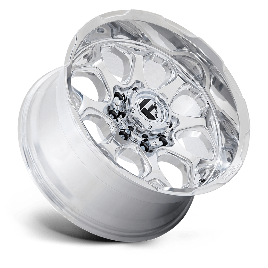 Fuel Wheels FC862 Scepter 20x10 Polished w/Milled -18mm ET 71.5mm CB 5x127