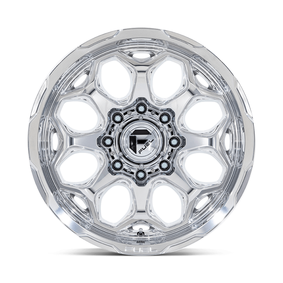 Fuel Wheels FC862 Scepter 20x10 Polished w/Milled -18mm ET 71.5mm CB 5x127