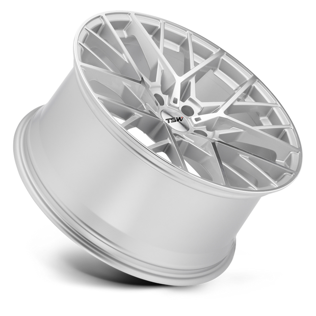 TSW Sebring 17x8 Silver w/Mirror Cut Face 40mm ET 72.1mm CB 5x108