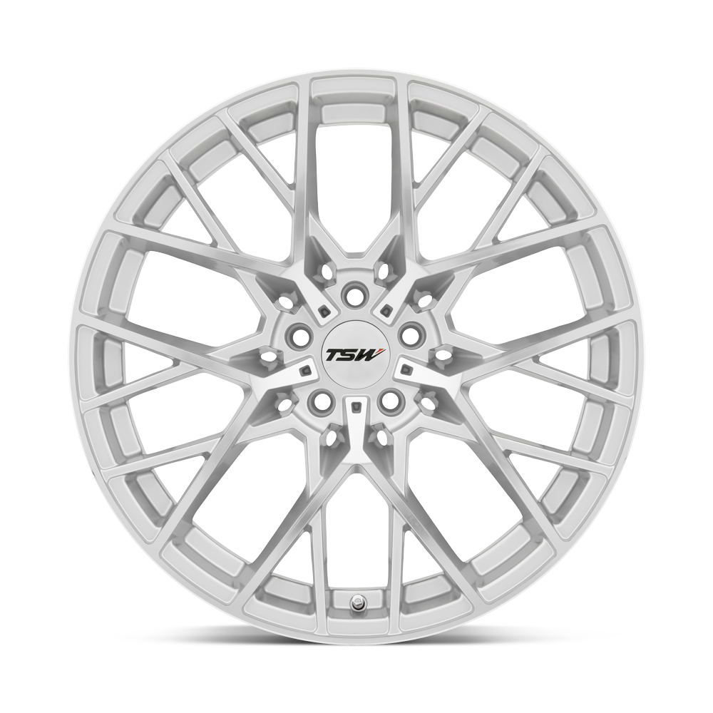 TSW Sebring 17x8 Silver w/Mirror Cut Face 32mm ET 72.1mm CB 5x112