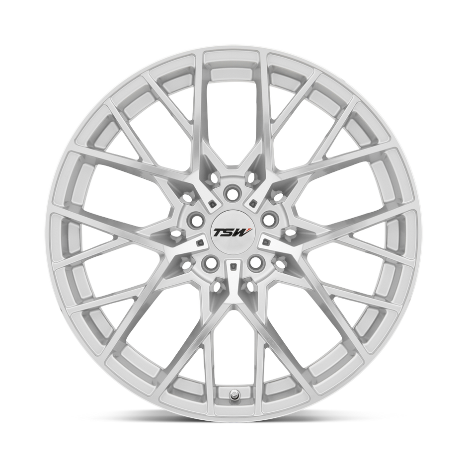 TSW Sebring 17x8 Silver w/Mirror Cut Face 32mm ET 72.1mm CB 5x112