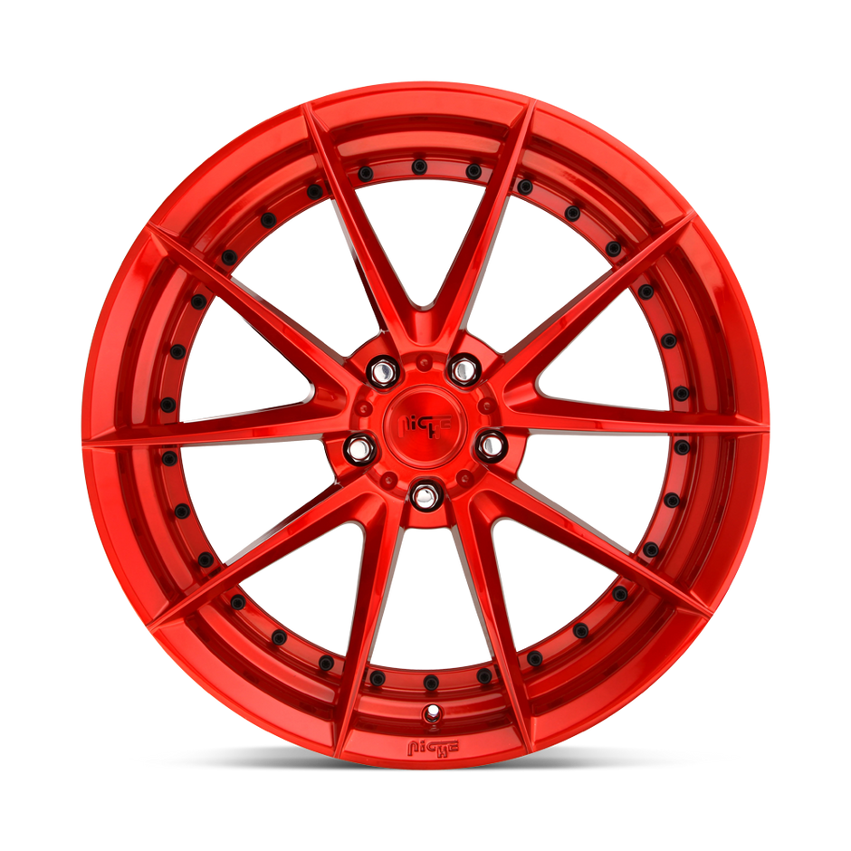 Niche M213 Sector 20x10.5 Candy Red 40mm ET 72.56mm CB 5x114.3