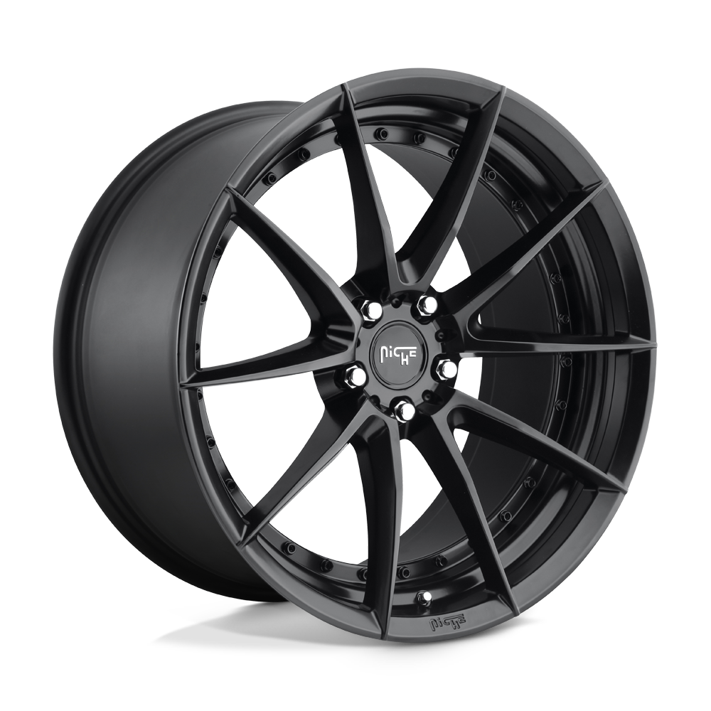 Niche M196 Sector 19x8.5 Matte Black 42mm ET Custom CB 5x114.3