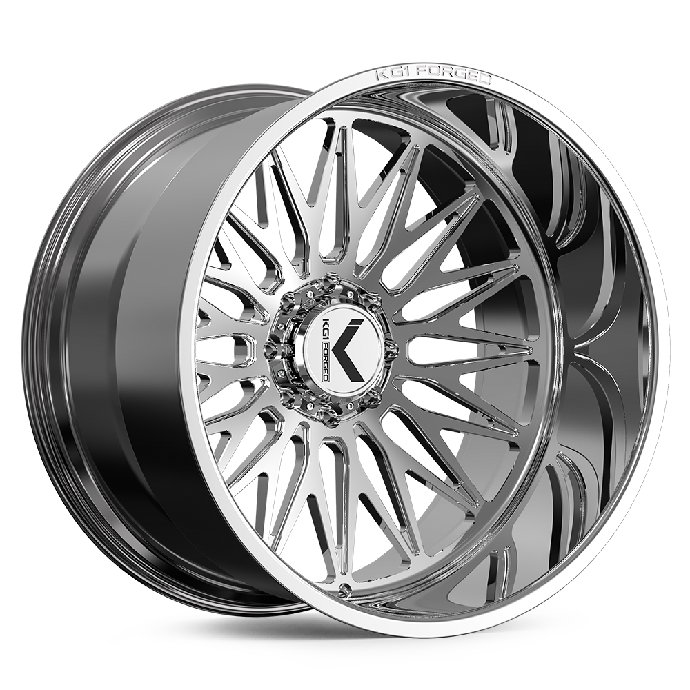 KG1 Forged KC059 Seismic 28x16 Polished -101mm ET 124.3mm CB 8x180