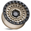 Black Rhino Hard Alloys Sentinel 17x8.5 Desert Sand w/Black Ring -10mm ET 67.06mm CB 6x120