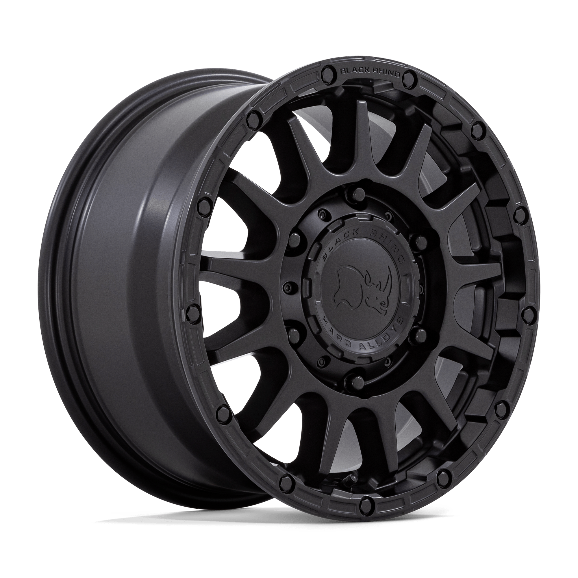 Black Rhino Hard Alloys Sequoia 16x8 Matte Black 38mm ET 84.1mm CB 5x130