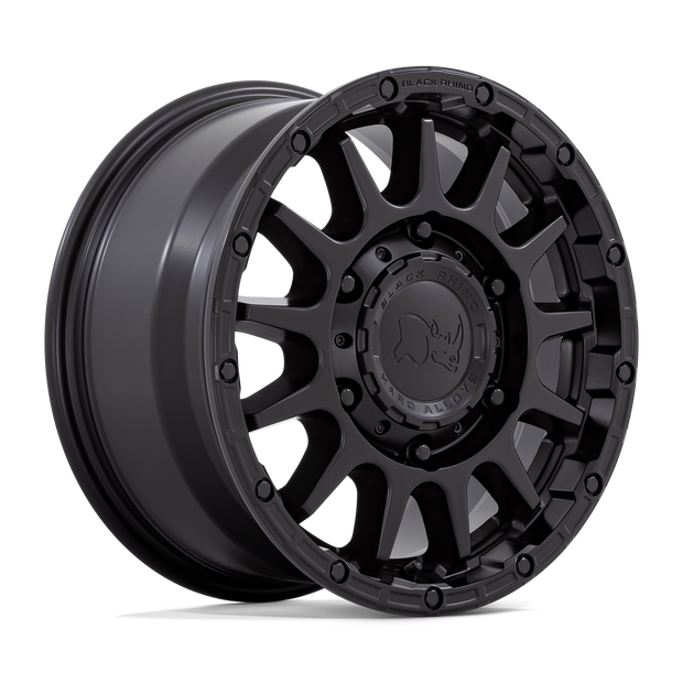 Black Rhino Hard Alloys Sequoia 16x8 Matte Black 38mm ET 84.1mm CB 5x130