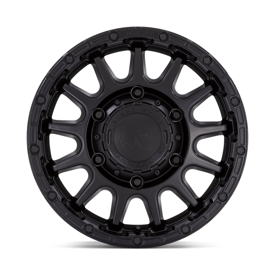 Black Rhino Hard Alloys Sequoia 16x8 Matte Black 38mm ET 84.1mm CB 5x130