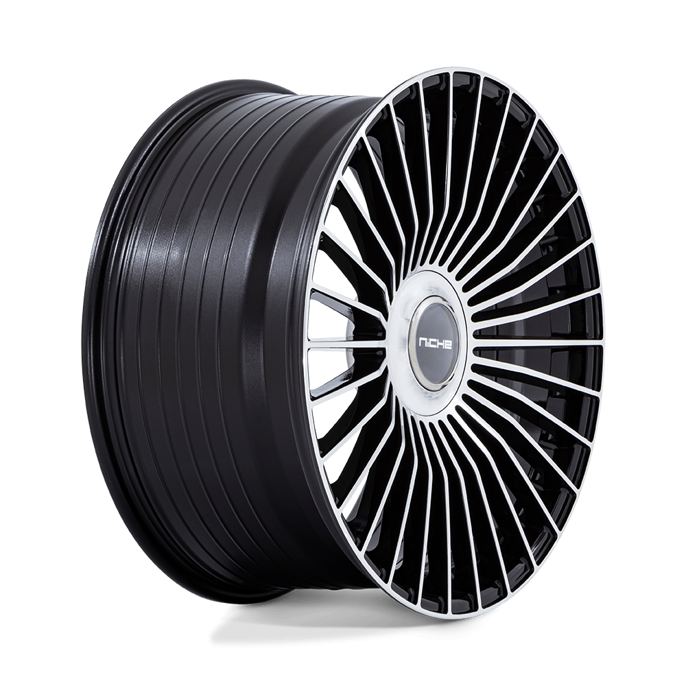 Niche NC282 Serene 20x10.5 Gloss Black w/Machined Face 45mm ET 72.56mm CB 5x108/5x112