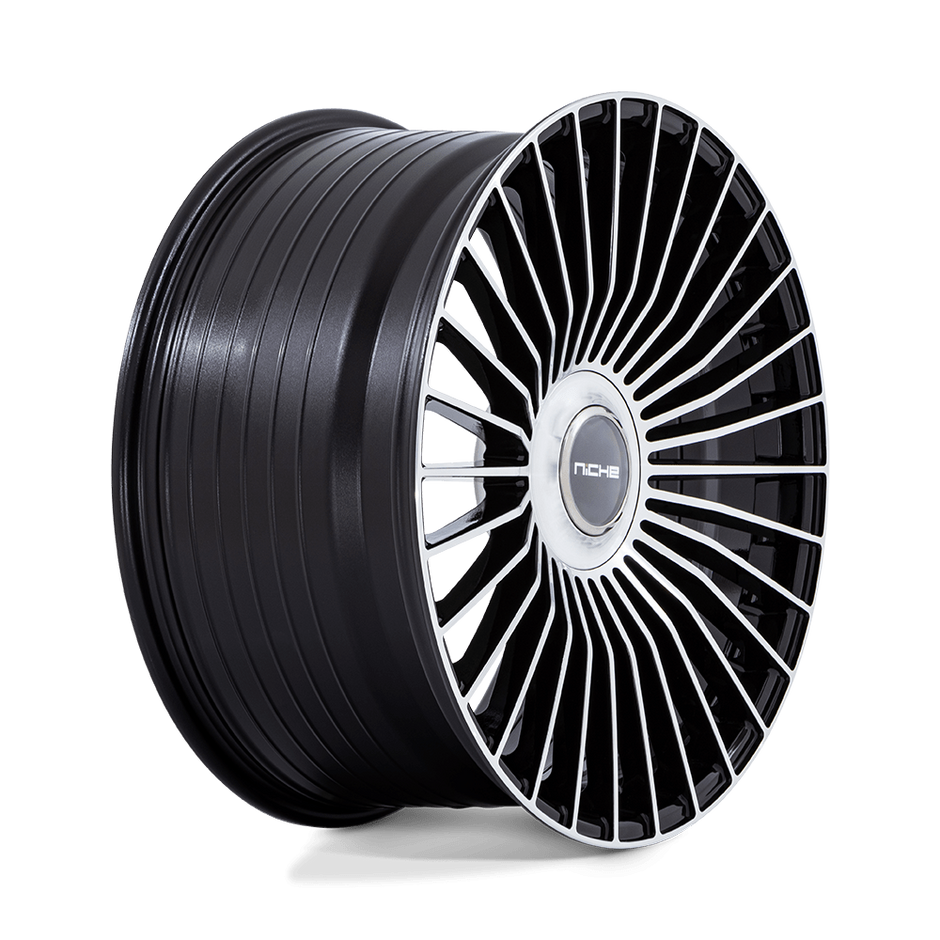 Niche NC282 Serene 20x10.5 Gloss Black w/Machined Face 45mm ET 72.56mm CB 5x108/5x112
