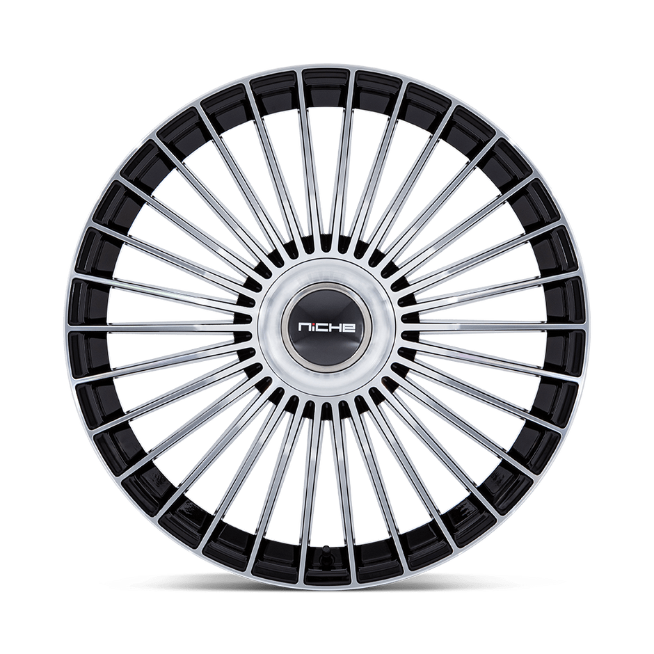 Niche NC282 Serene 20x10.5 Gloss Black w/Machined Face 45mm ET 72.56mm CB 5x108/5x112
