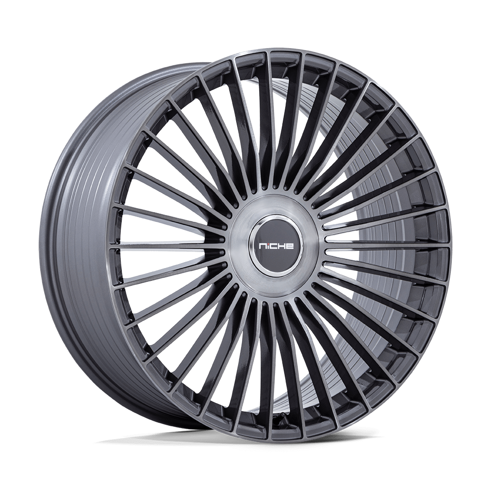Niche NC282 Serene 20x10.5 Gloss Titanium Brushed 45mm ET 72.56mm CB 5x108/5x112