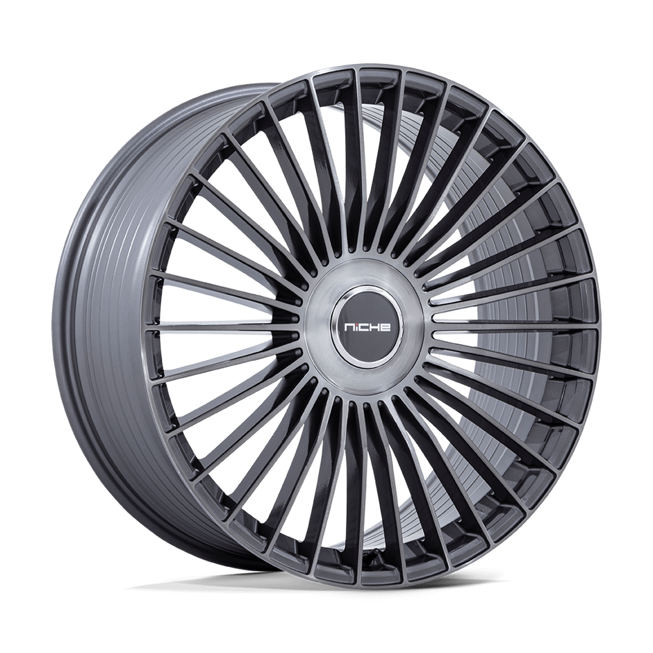 Niche NC282 Serene 20x10.5 Gloss Titanium Brushed 45mm ET 72.56mm CB 5x108/5x112