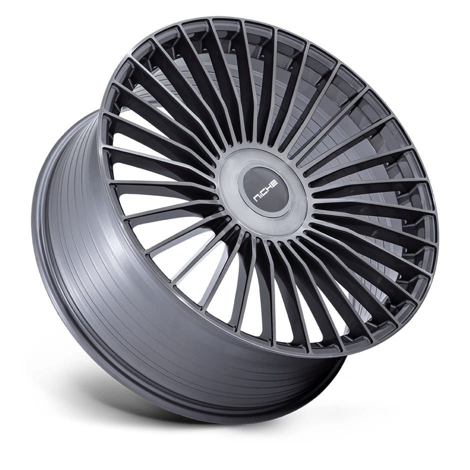 Niche NC282 Serene 20x10.5 Gloss Titanium Brushed 45mm ET 72.56mm CB 5x108/5x112