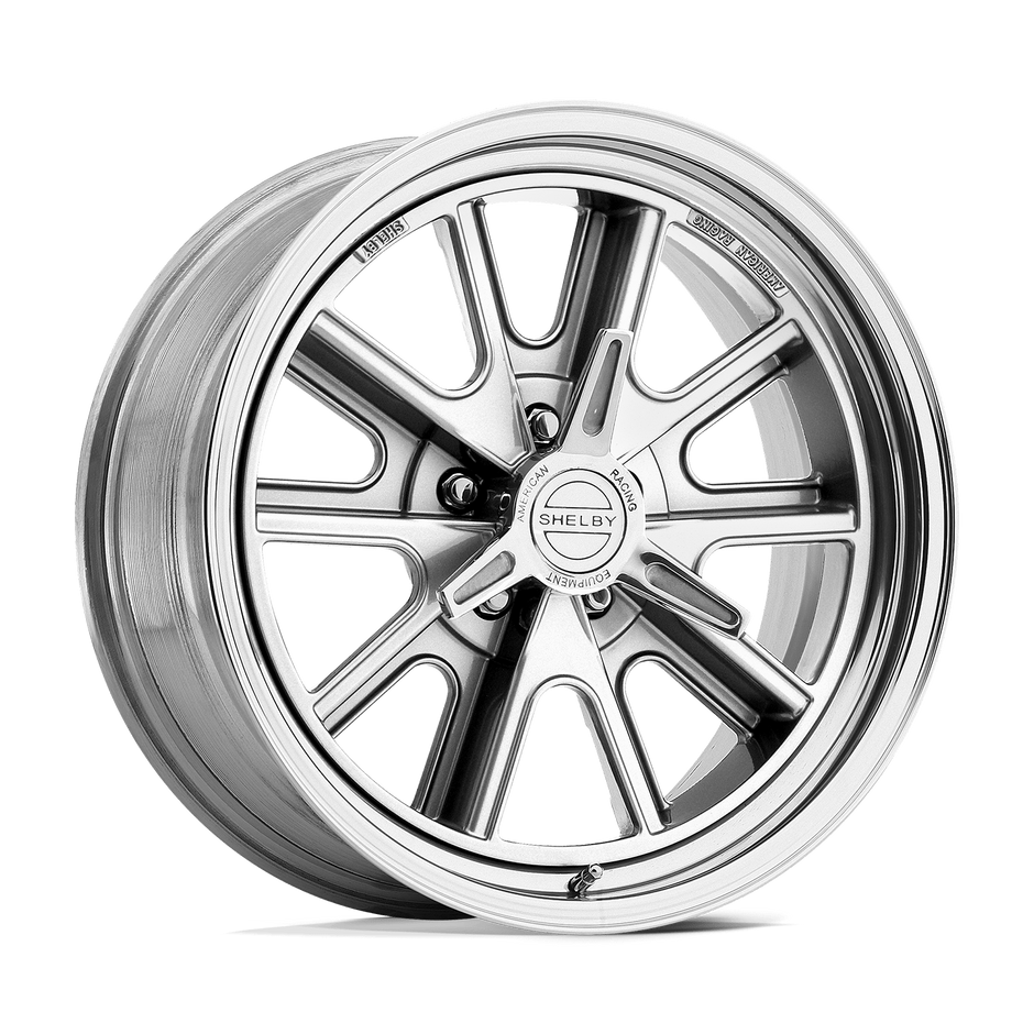 American Racing VN427 Shelby Cobra 17x8 Two-Piece Polished 0mm ET 5x108