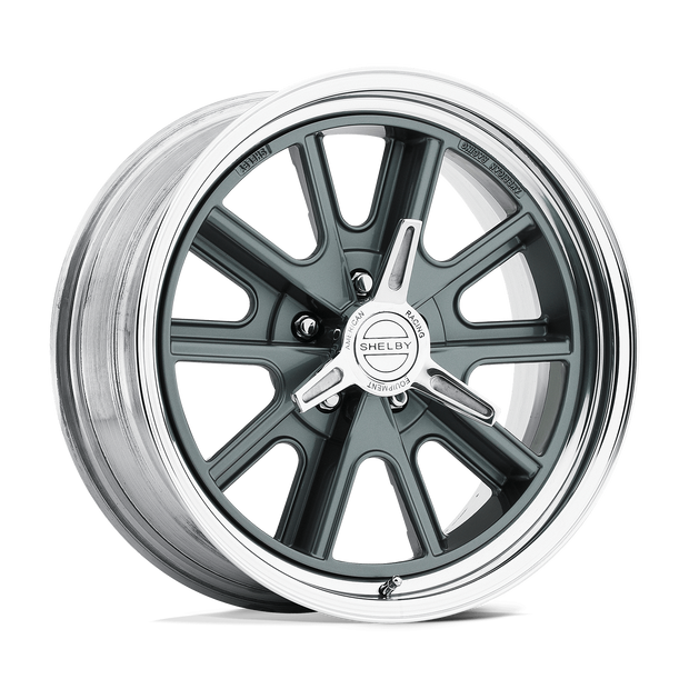 American Racing VN427 Shelby Cobra 17x9.5 Two-Piece Mag Gray w/Polished Barrel 19mm ET 5x120.65