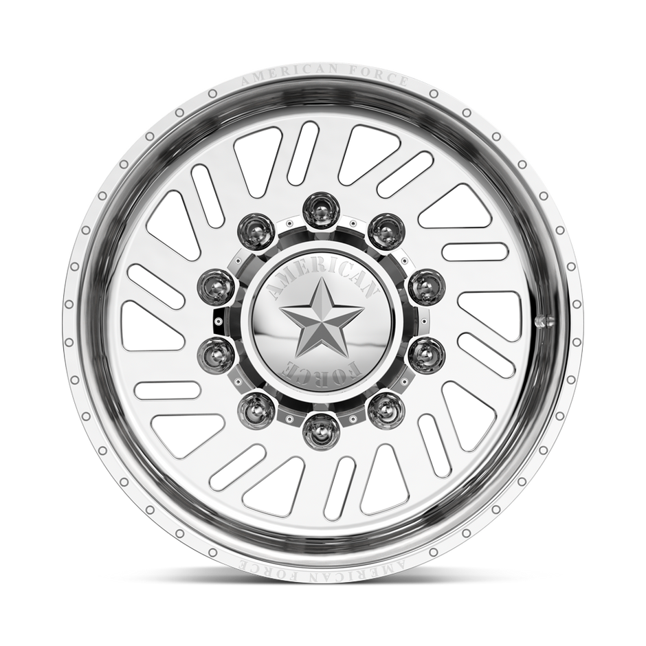 American Force Shift SD forged wheels in polished finish, face view