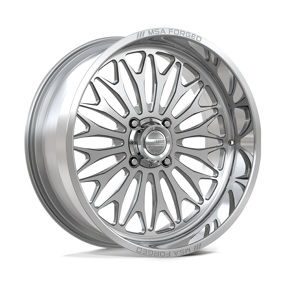 MSA Offroad Wheels MA401 Shockwave UTV 24x10 Polished -25mm ET 172mm CB 4x137