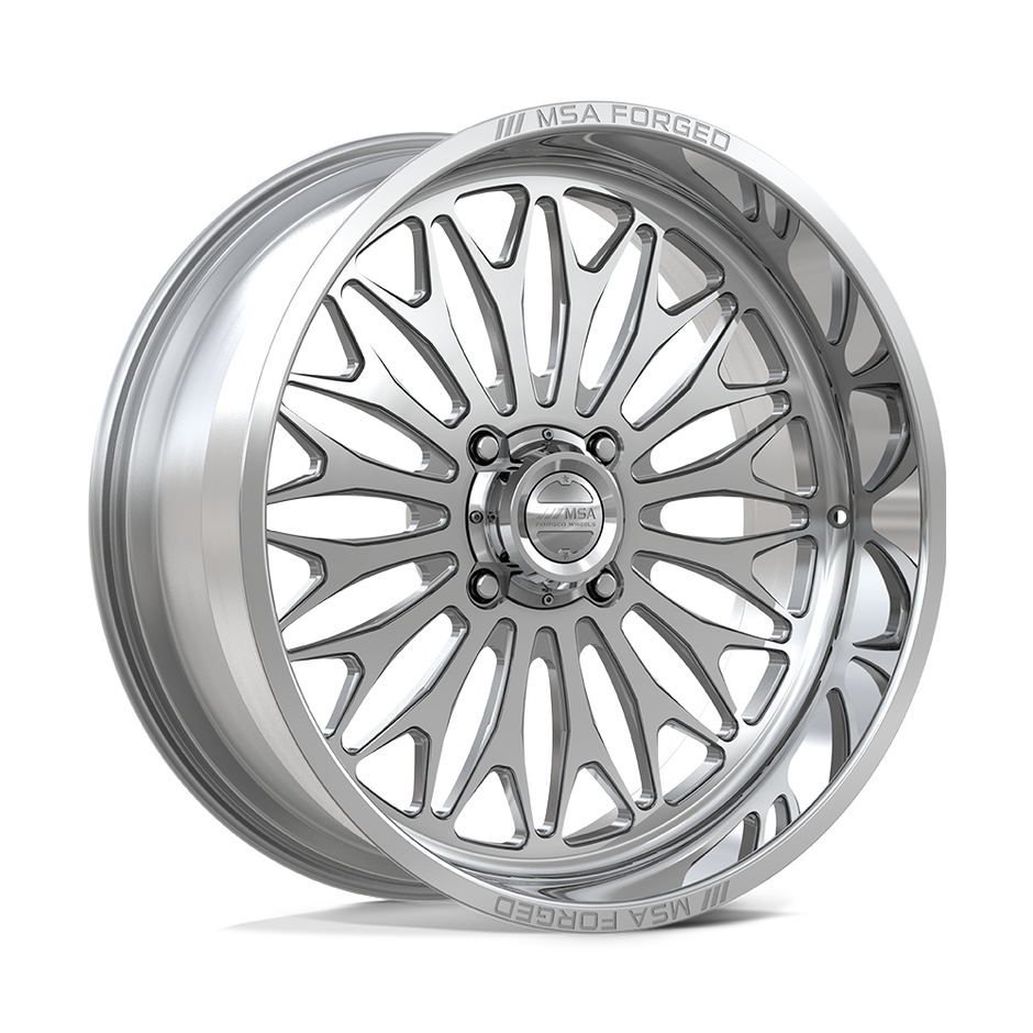 MSA Offroad Wheels MA401 Shockwave UTV 24x10 Polished -25mm ET 172mm CB 4x137