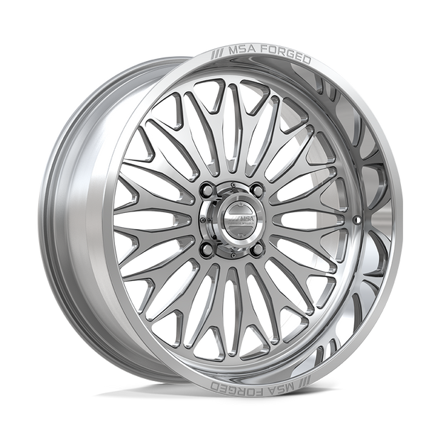MSA Offroad Wheels MA401 Shockwave UTV 24x10 Polished -25mm ET 172mm CB 4x137