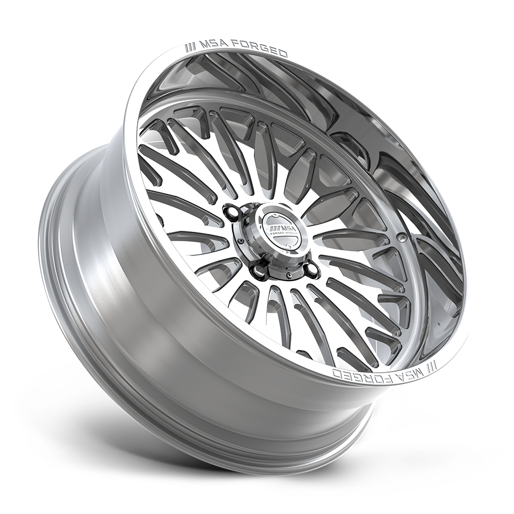 MSA Offroad Wheels MA401 Shockwave UTV 24x10 Polished -25mm ET 172mm CB 4x137