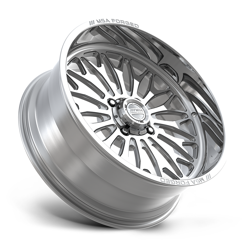 MSA Offroad Wheels MA401 Shockwave UTV 24x10 Polished -25mm ET 172mm CB 4x137